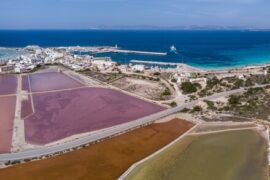 isola di formentera vista dall'alto