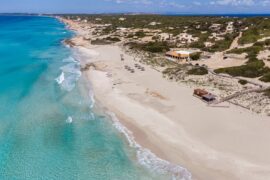 Es Arenals Formentera spiaggia e cespugli